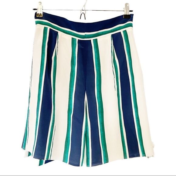 Chloe Silk stripe shorts in size 34 made in France - Picture 11 of 15